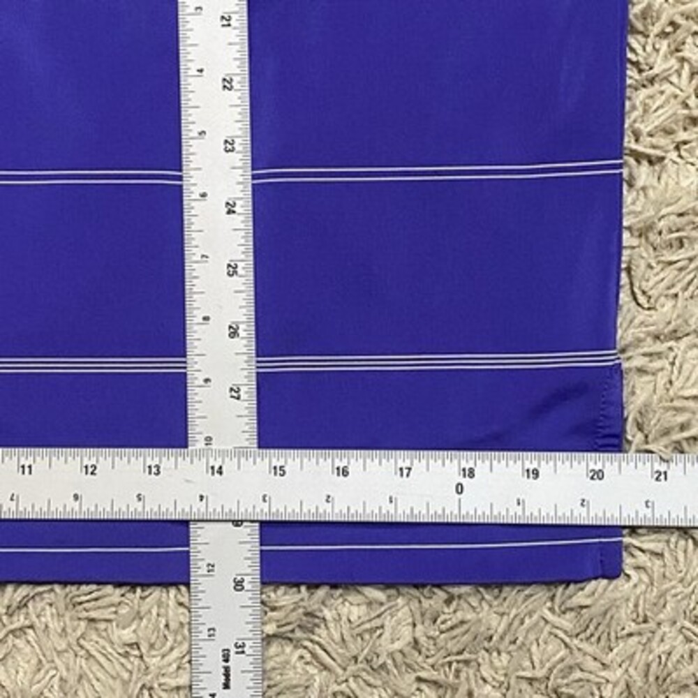 FootJoy ProDry Golf Polo M Blue Purple Stripe Performance Moisture Wicking - Picture 5 of 8